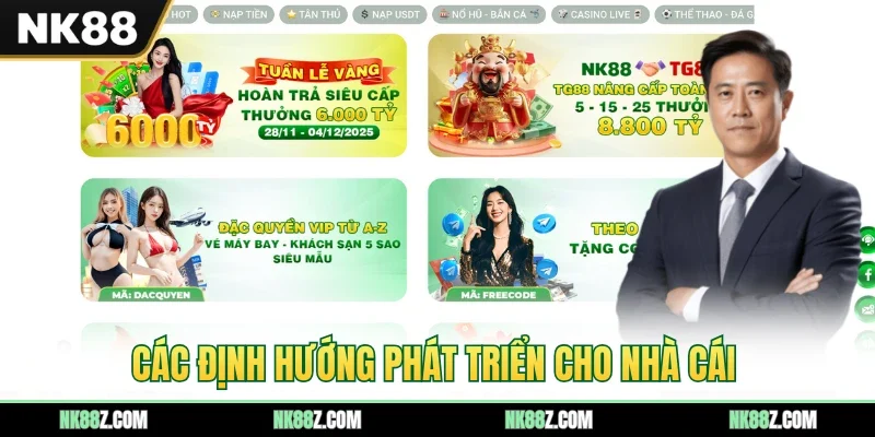 Các định hướng phát triển cho nhà cái